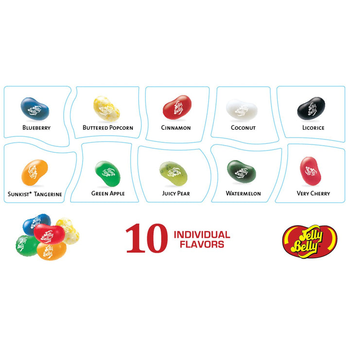 Jelly Belly 10 Flavor 4.25Oz Box