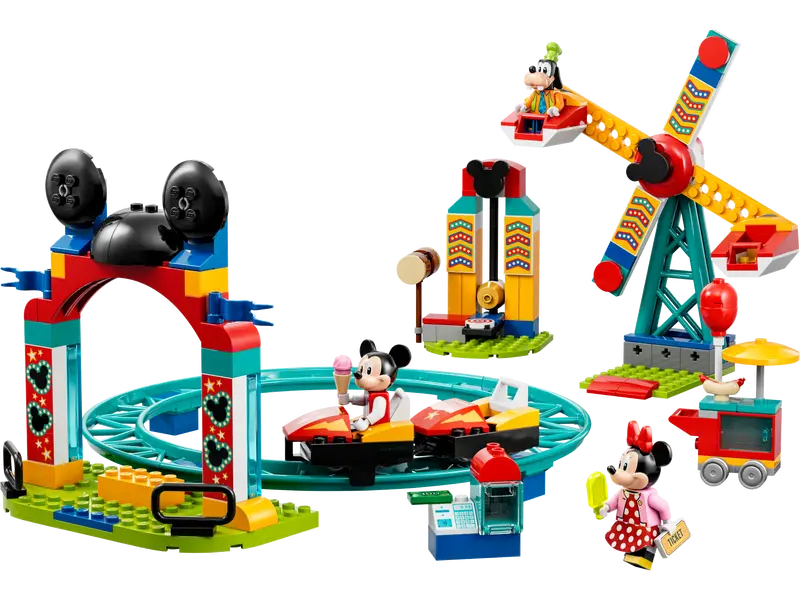LEGO® Disney Mickey, Minnie & Goofy's Funfair Set