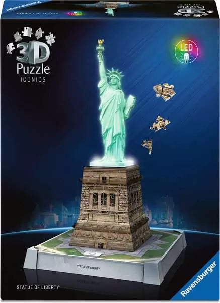 Iconics 3D Statue Of Liberty Night 108pc – Stevenson's Toys & Games
