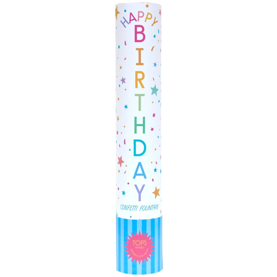 Confetti Fountain - Happy Birthday