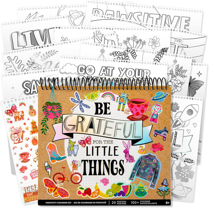 Positivity Posters Coloring Set