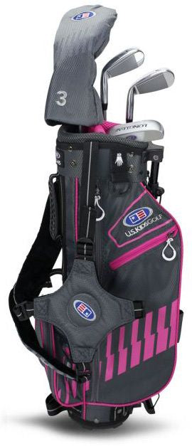 Golf Set 45-48" 4 Club Set Pink/Grey RH