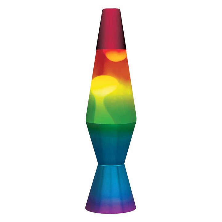 Lava Lamp 11.5" Rainbow