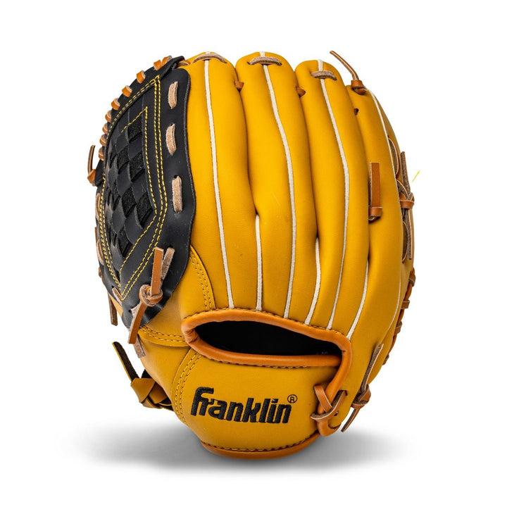10.5" Left-Handed Baseball Glove Blonde/Black