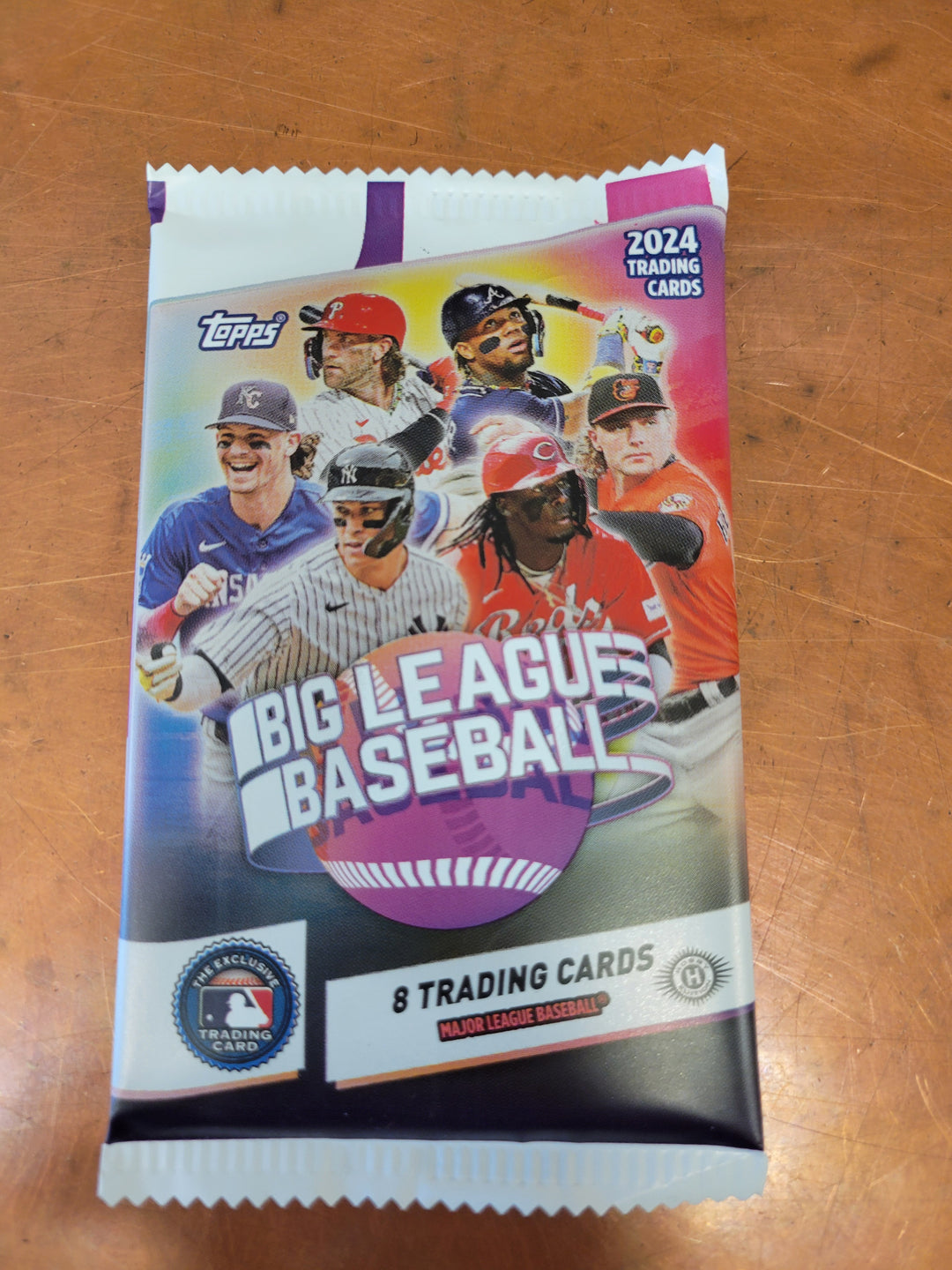24 Topps Big League Baseball 8 Card Individual Pack