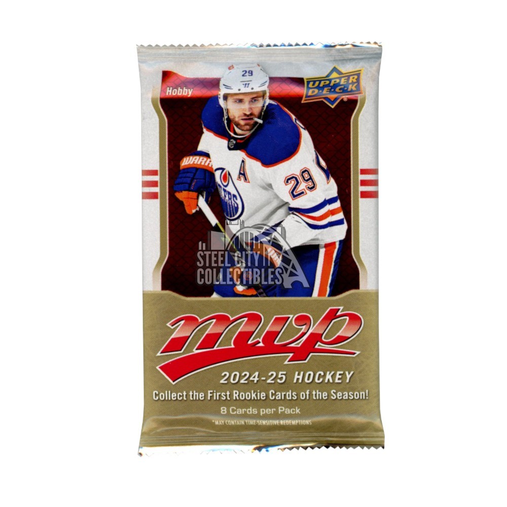 24/25 Upper Deck MVP Hockey 8 Card Pack Individual