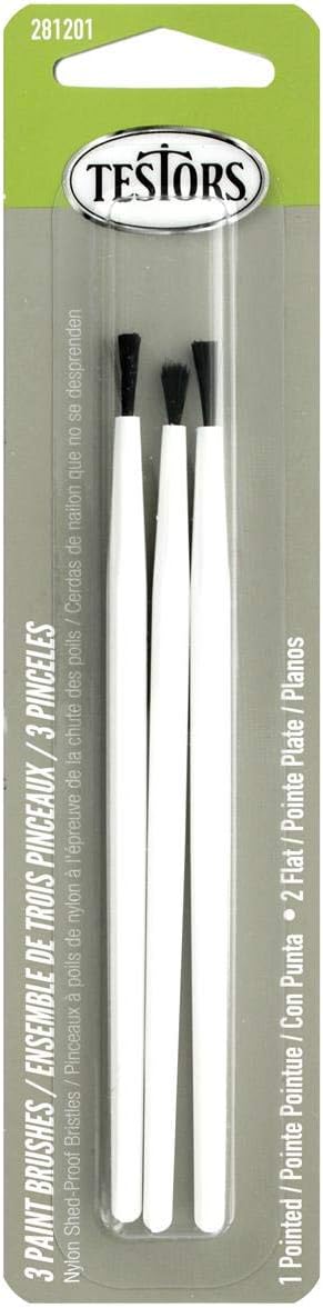 3Pc Economy Brush Assorted Set