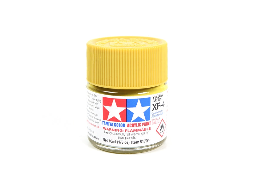 Flat Acrylic Paint 10mL Yellow Green
