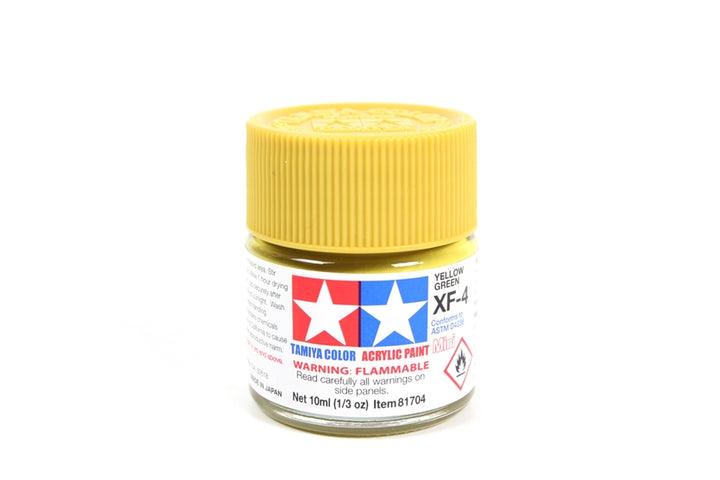 Flat Acrylic Paint 10mL Yellow Green