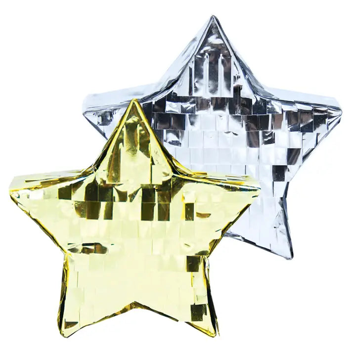 Mini 4" Gold Star Refillable Pinata