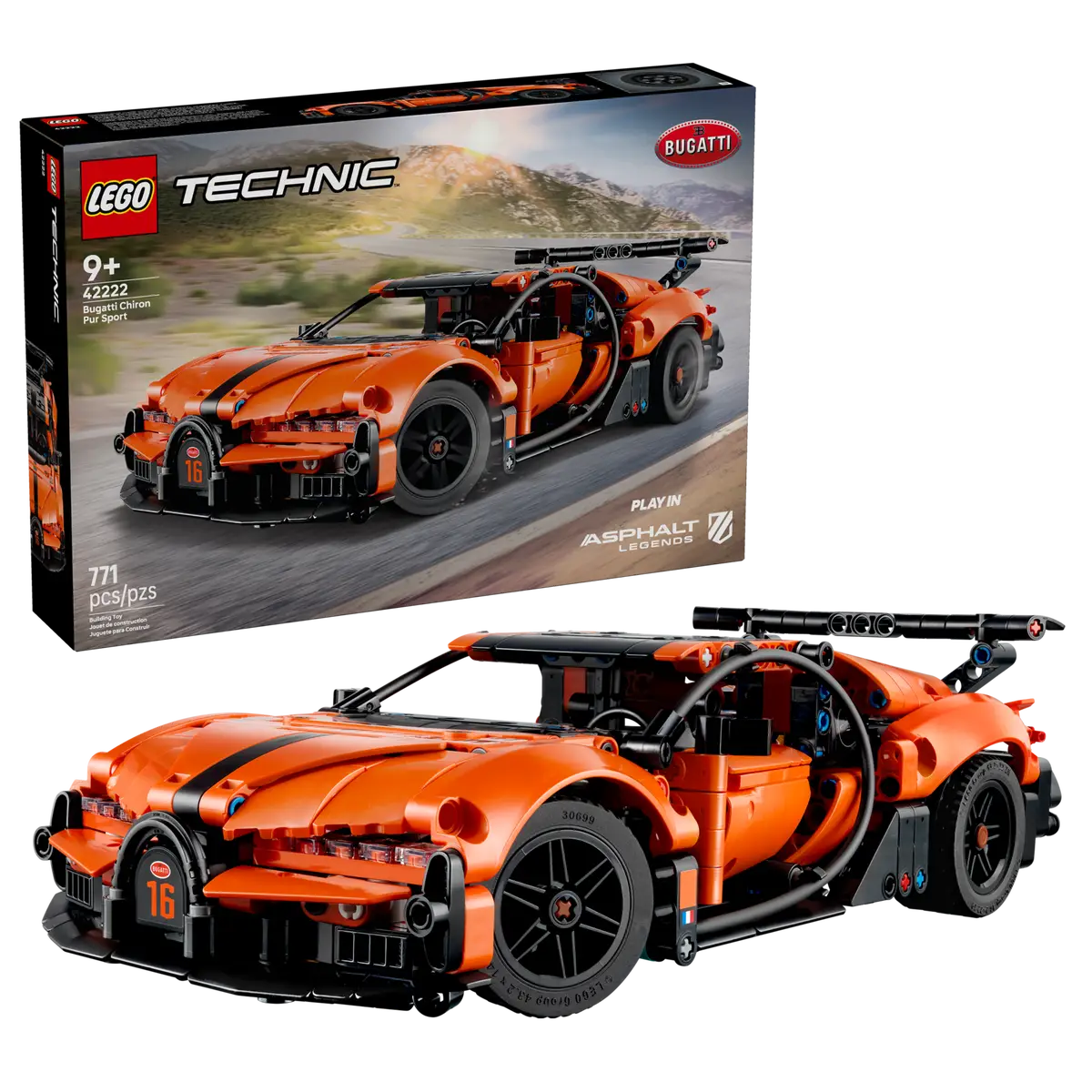 LEGO® Technic Bugatti Chiron Pur Sport Hypercar – Stevenson's Toys