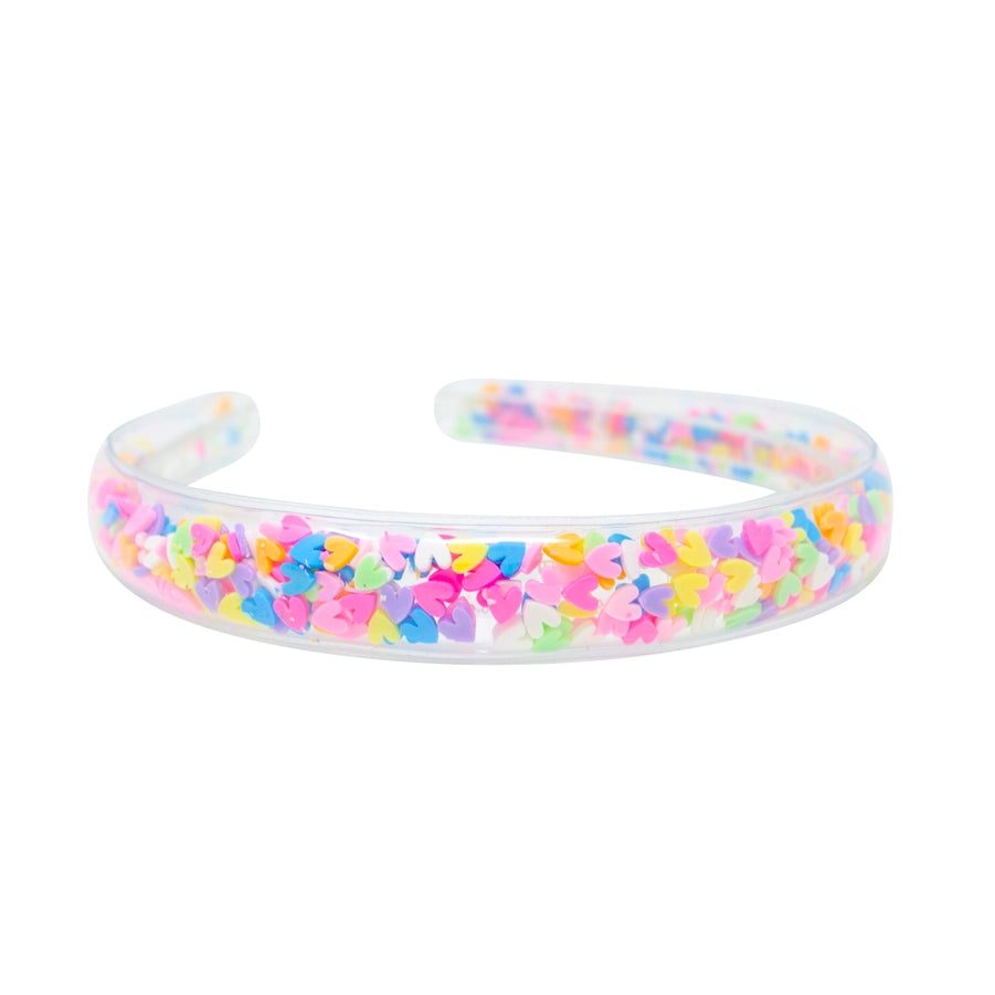 Hearts Confetti Headband