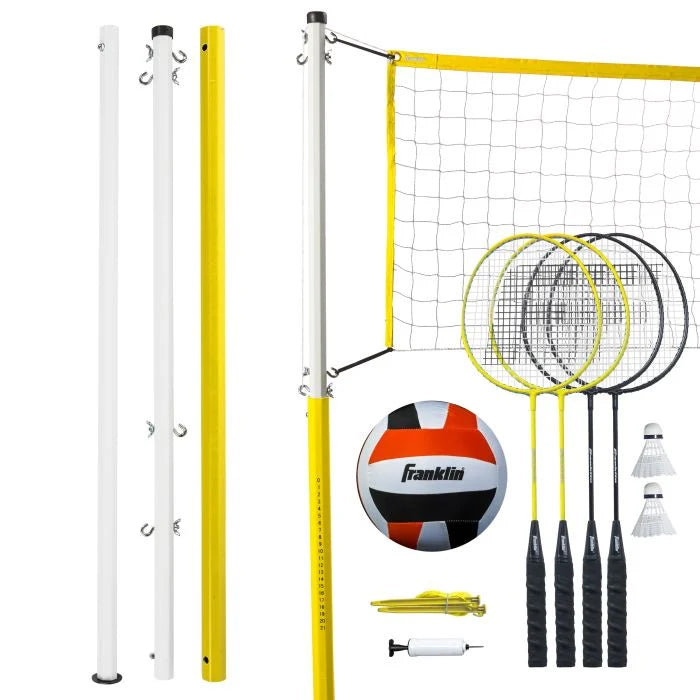 Family Volleyball & Badminton Set