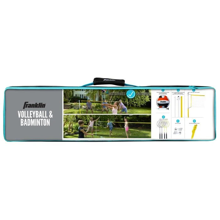 Family Volleyball & Badminton Set