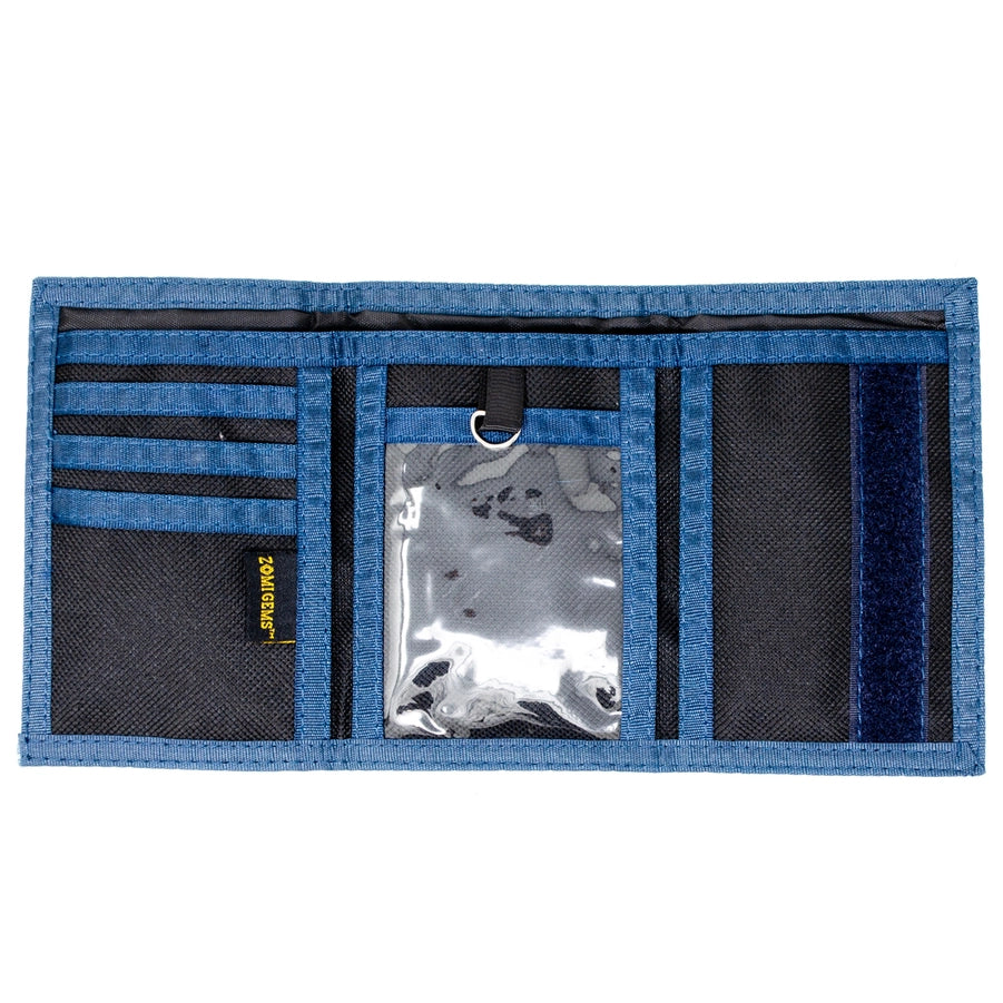 Blue Checkered Wallet