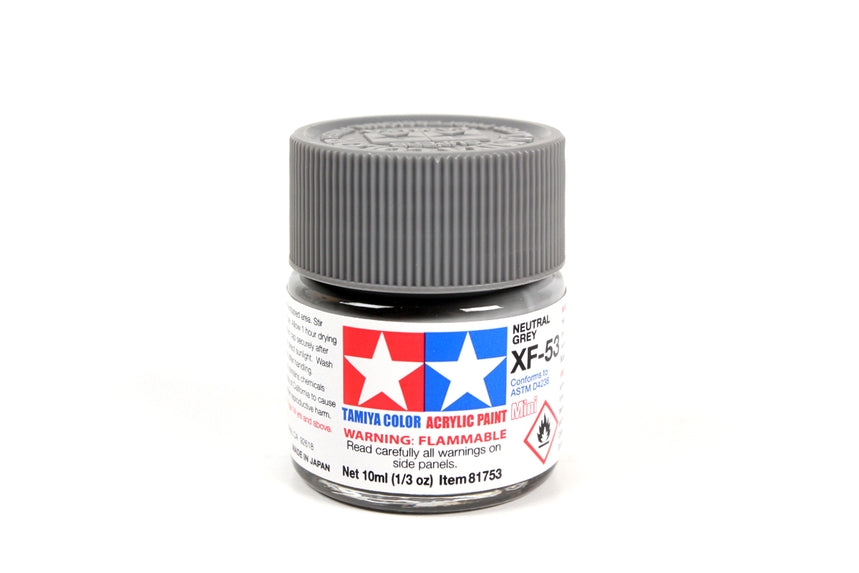 Flat Acrylic Paint 10mL Neutral Gray