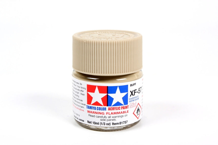 Flat Acrylic Paint 10mL Buff