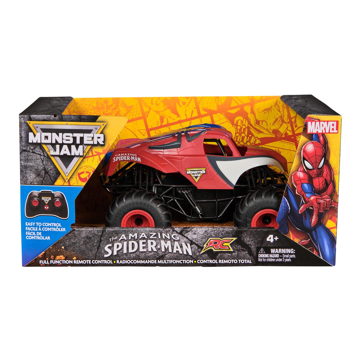 Monster Jam 1/24 Spiderman Rc – Stevenson's Toys & Games