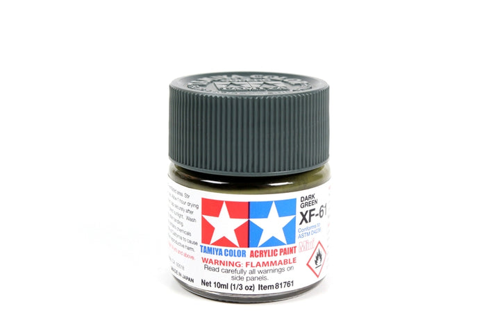 Flat Acrylic Paint 10mL Dark Green