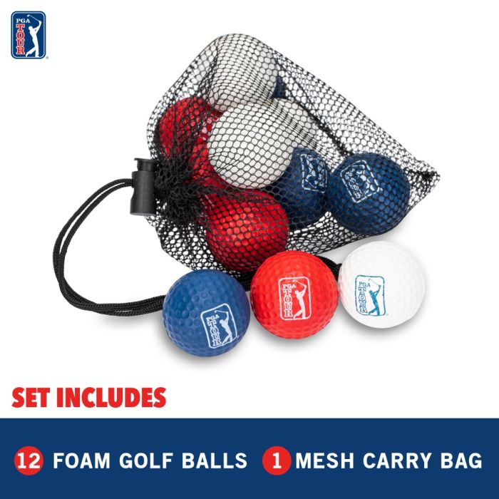 PGA Foam Golf Balls 12 Pack