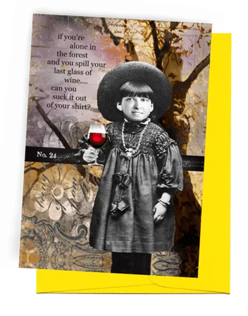 Alone In The Forest Card