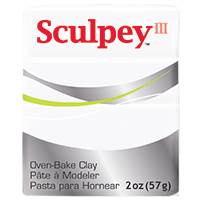 Sculpey III White 2oz