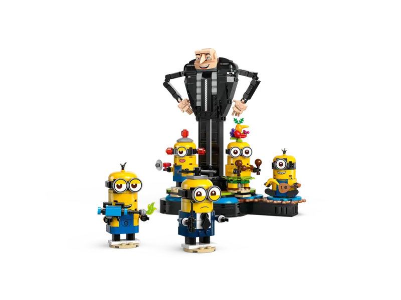 LEGO® Minions Brick Built Gru & Minions