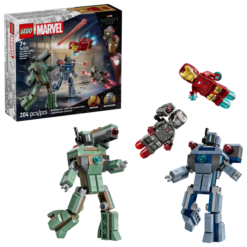 LEGO® Superheros Ironman & War Machine Vs Hammer – Stevenson's