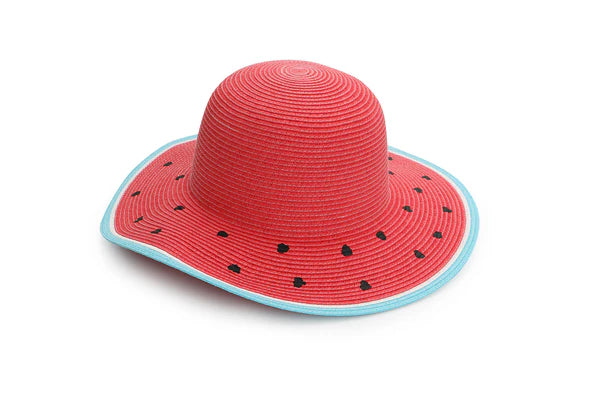 Watermelon Straw Hat Large 4-6