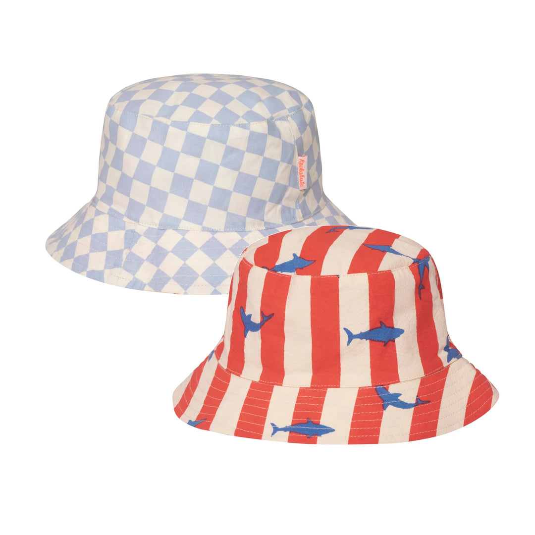 Shark Reversible Bucket Hat 3-6Yr