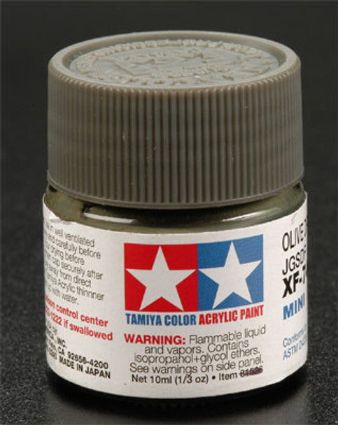 Flat Acrylic Paint 10ml Olive Drab