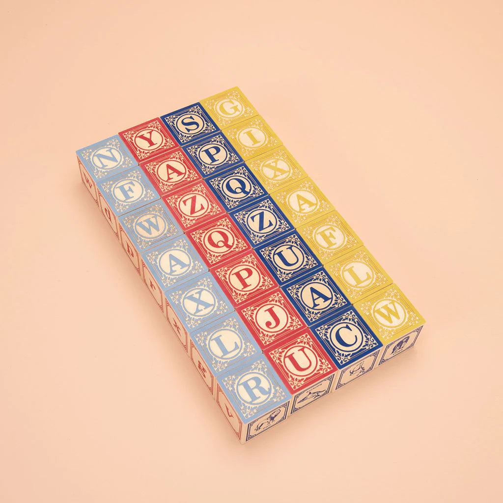 French Alphabet 28 Block Set