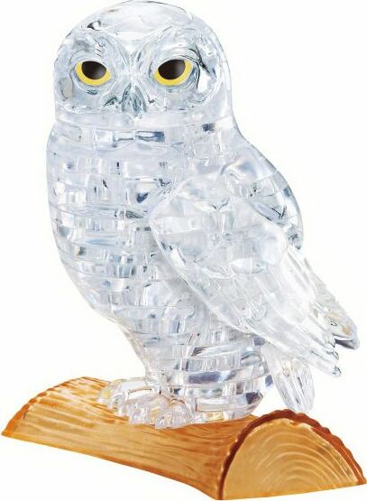 Puzzle: 3D Crystal: Owl (White)