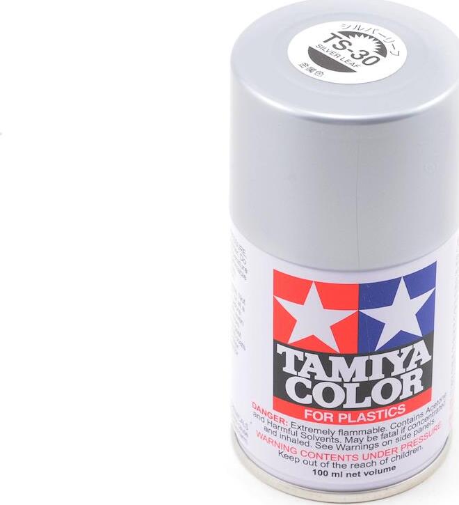 Tamiya TS-30 Silver Leaf Lacquer Spray Paint (100ml)