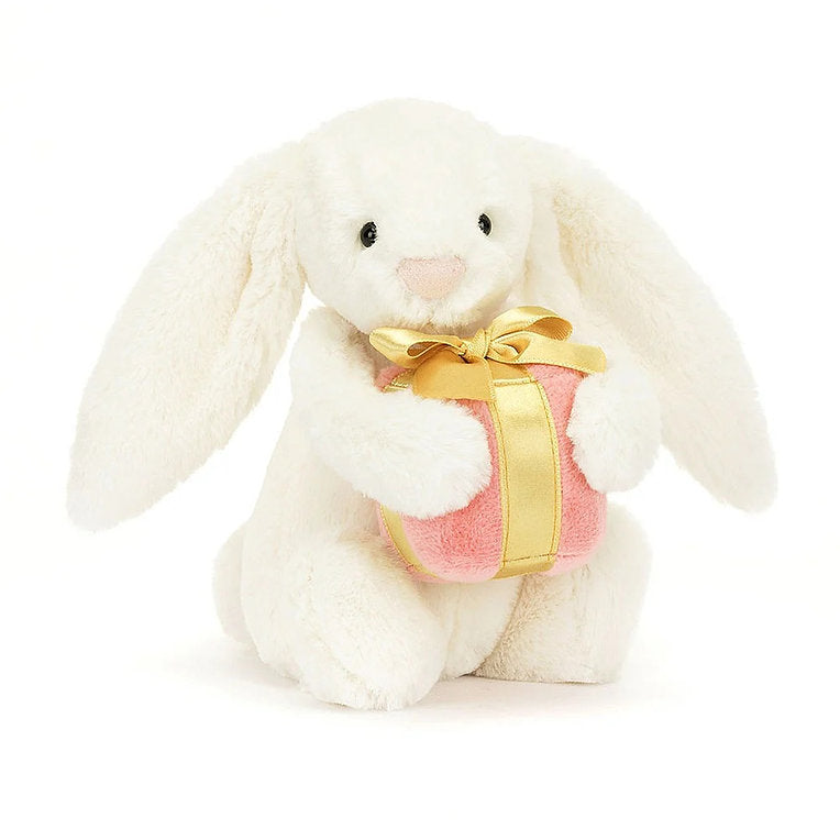 Bashful Bunny with Present Little 7 In