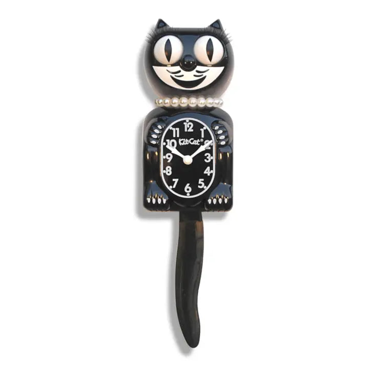 Black Kit-Cat Lady Clock