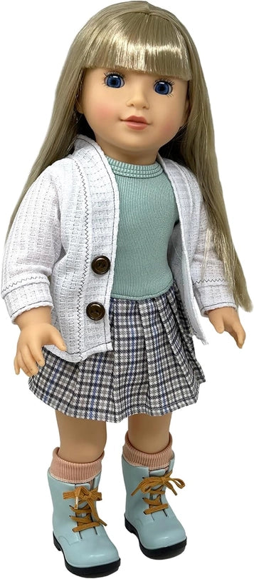 18In Doll Blonde W/Bangs