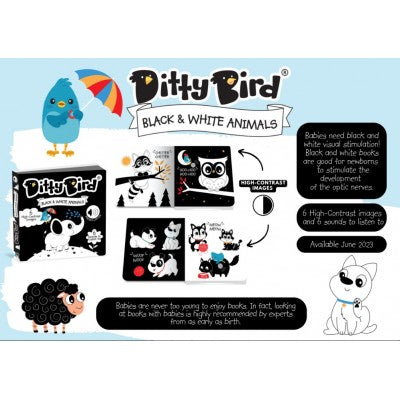 Ditty Bird Black & White Sound Book
