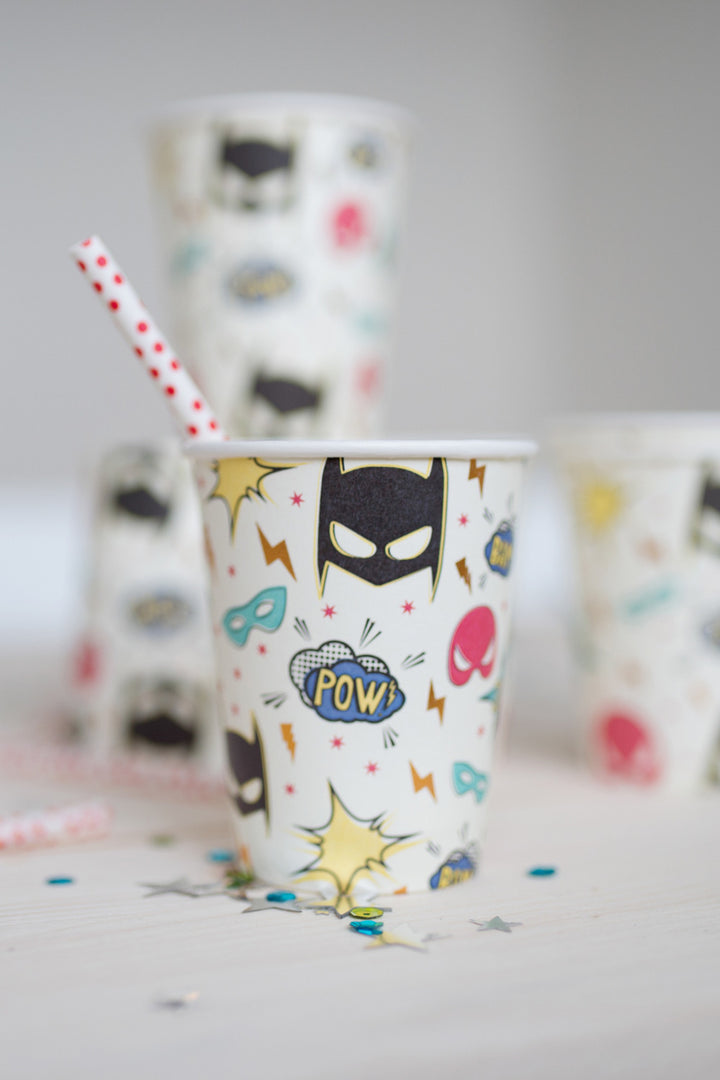 Party Cups - Superhero (8 Pcs)
