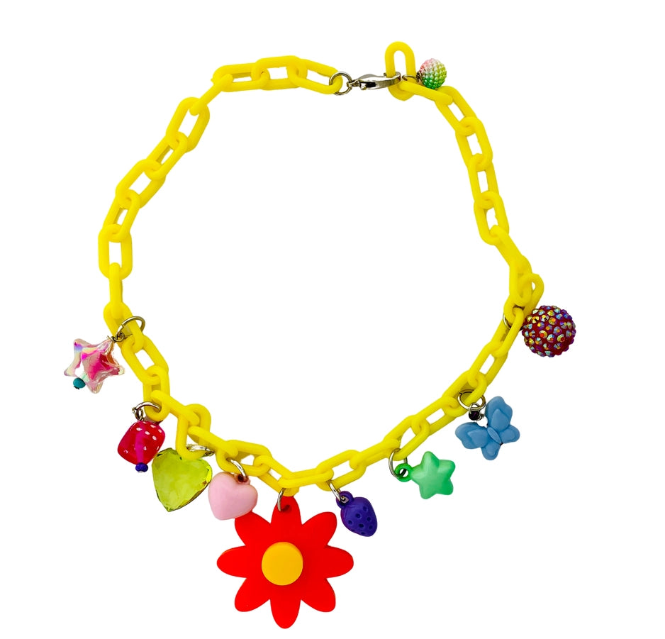 Flower Charm Necklace