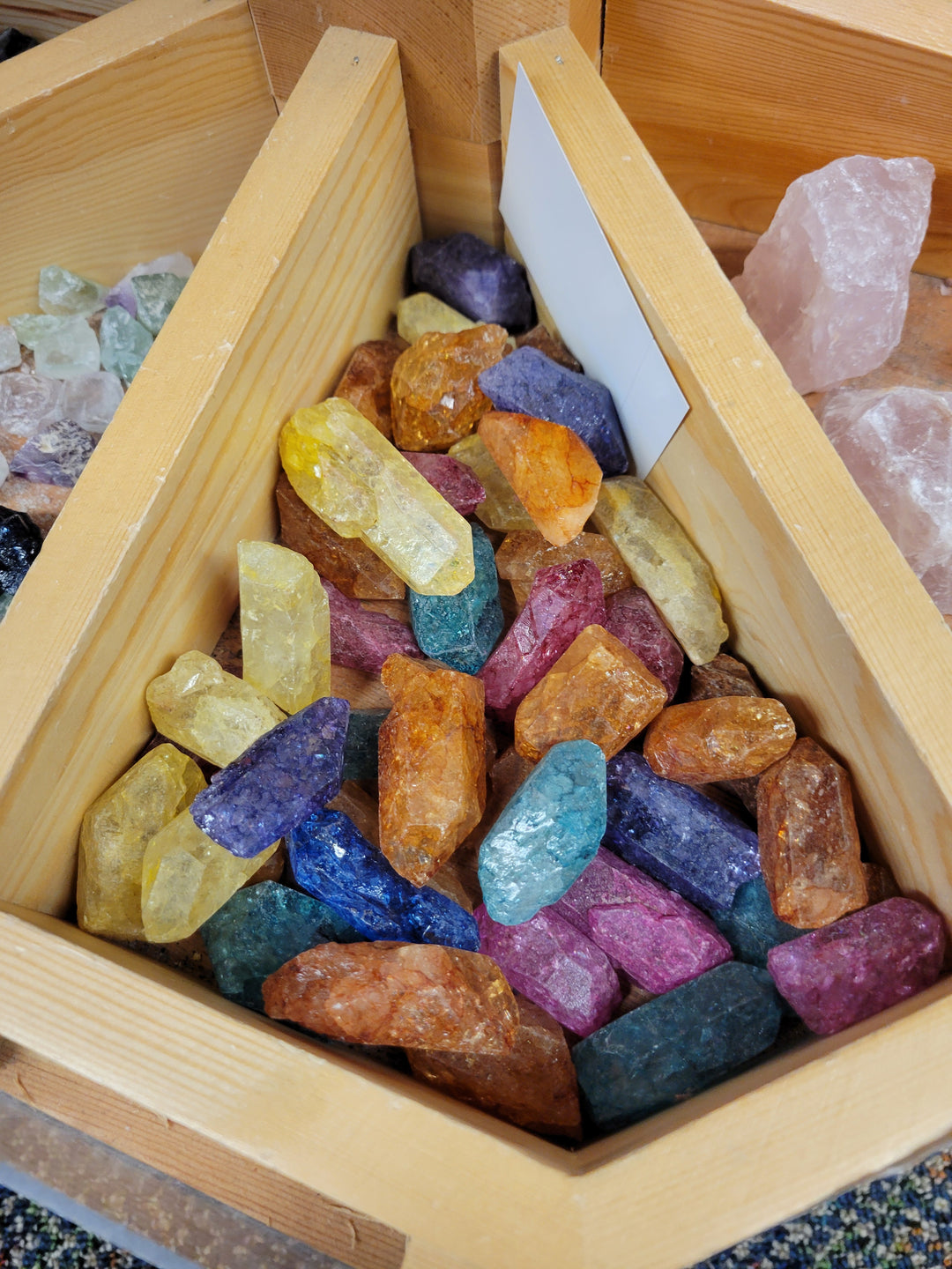 Quartz Crystal Colored