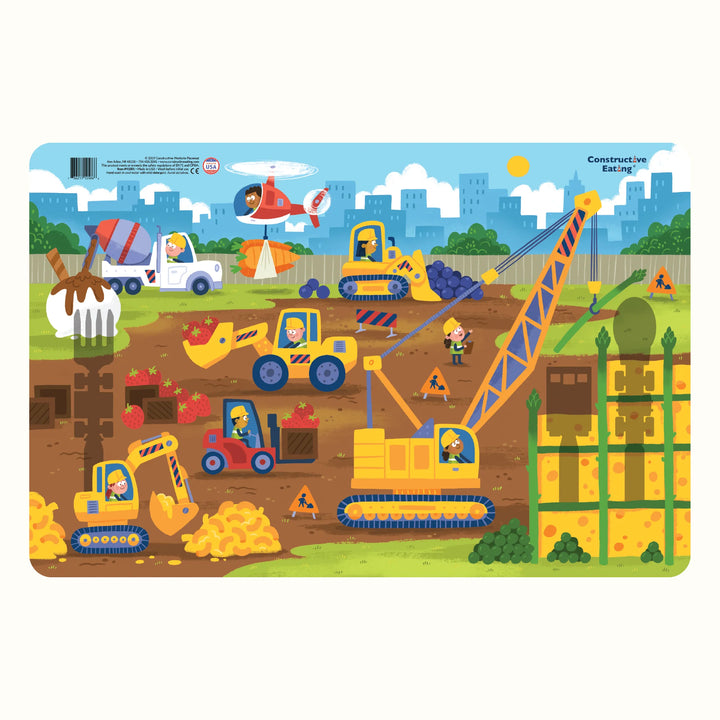 Construction Work Placemat