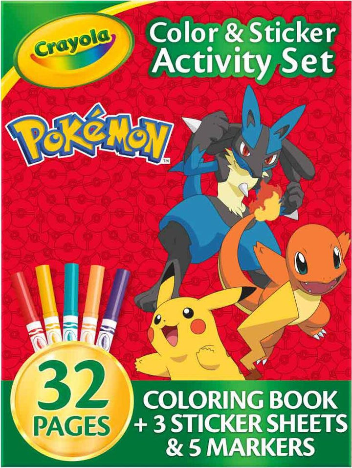 Color & Sticker Activity Set, Pokemon