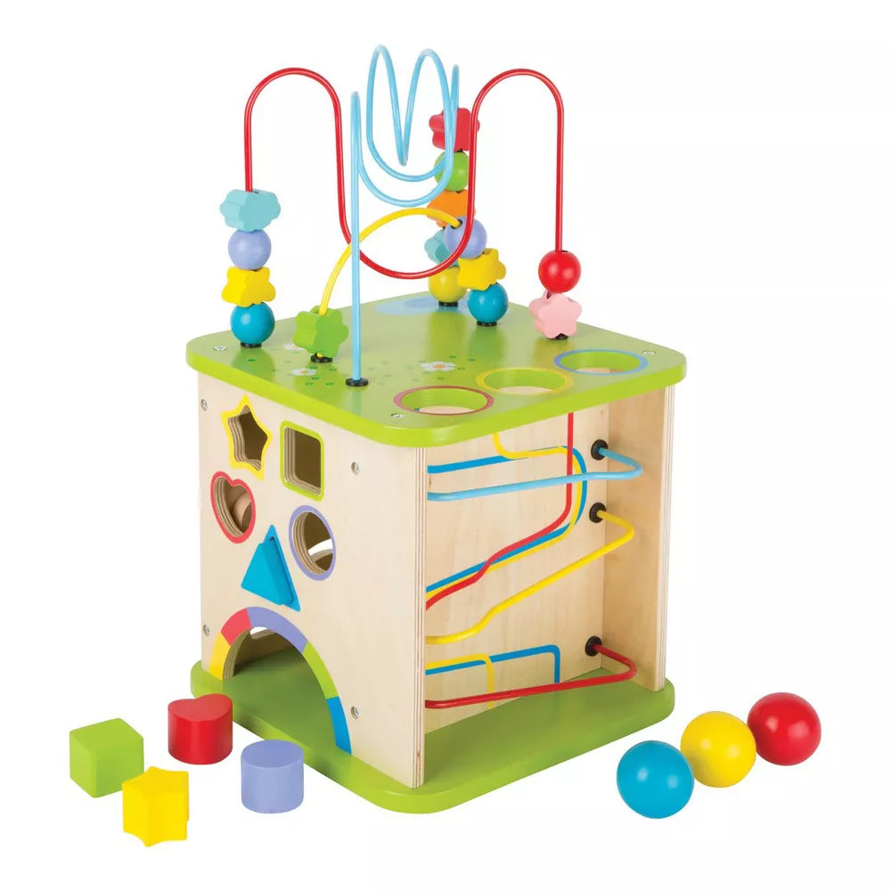 Activity Center with Marble Run