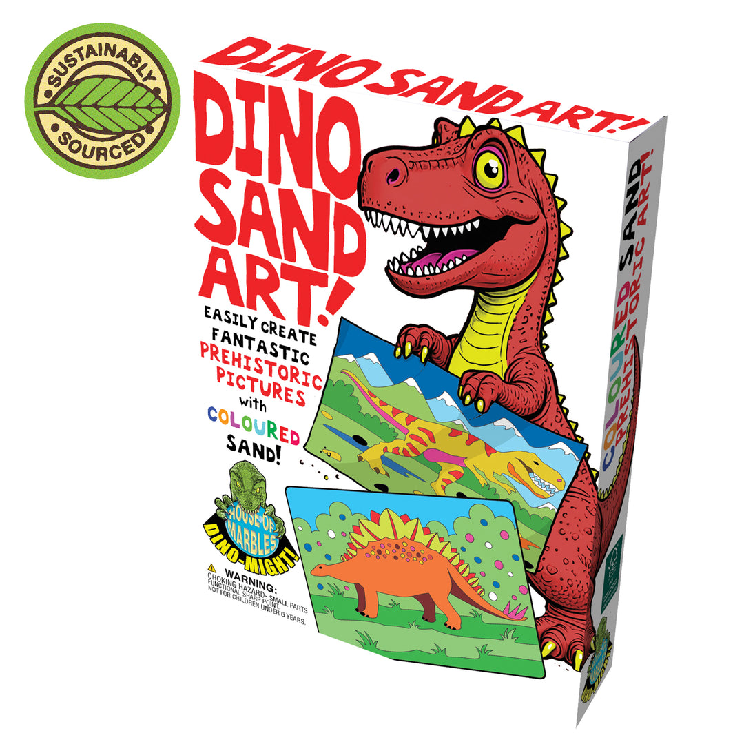 Dino Sand Art