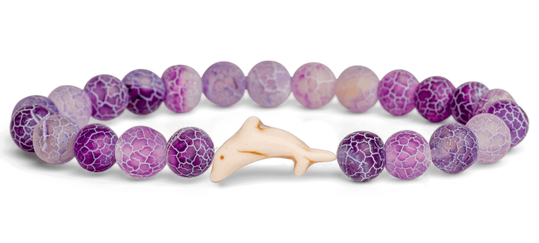 Fahlo Dolphin Coral Reef Violet Odyssey Bracelet