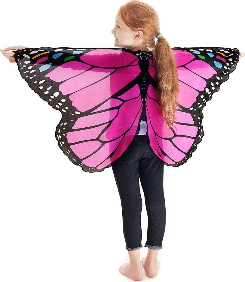 Pink Monarch Butterfly Fantasy Wings