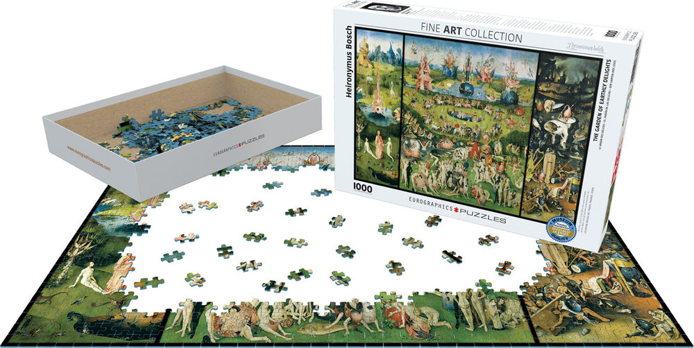 The Garden of Earthly Delights by Hieronymus Bosch 1000-Piece Puzzle