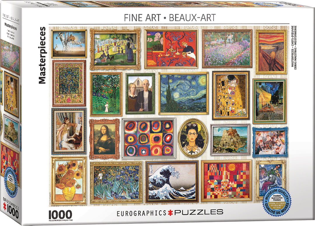 Masterpieces (1000 pc puzzle - Masterpieces Collage & Renaissance )