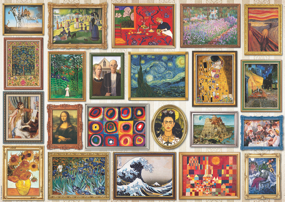Masterpieces (1000 pc puzzle - Masterpieces Collage & Renaissance )